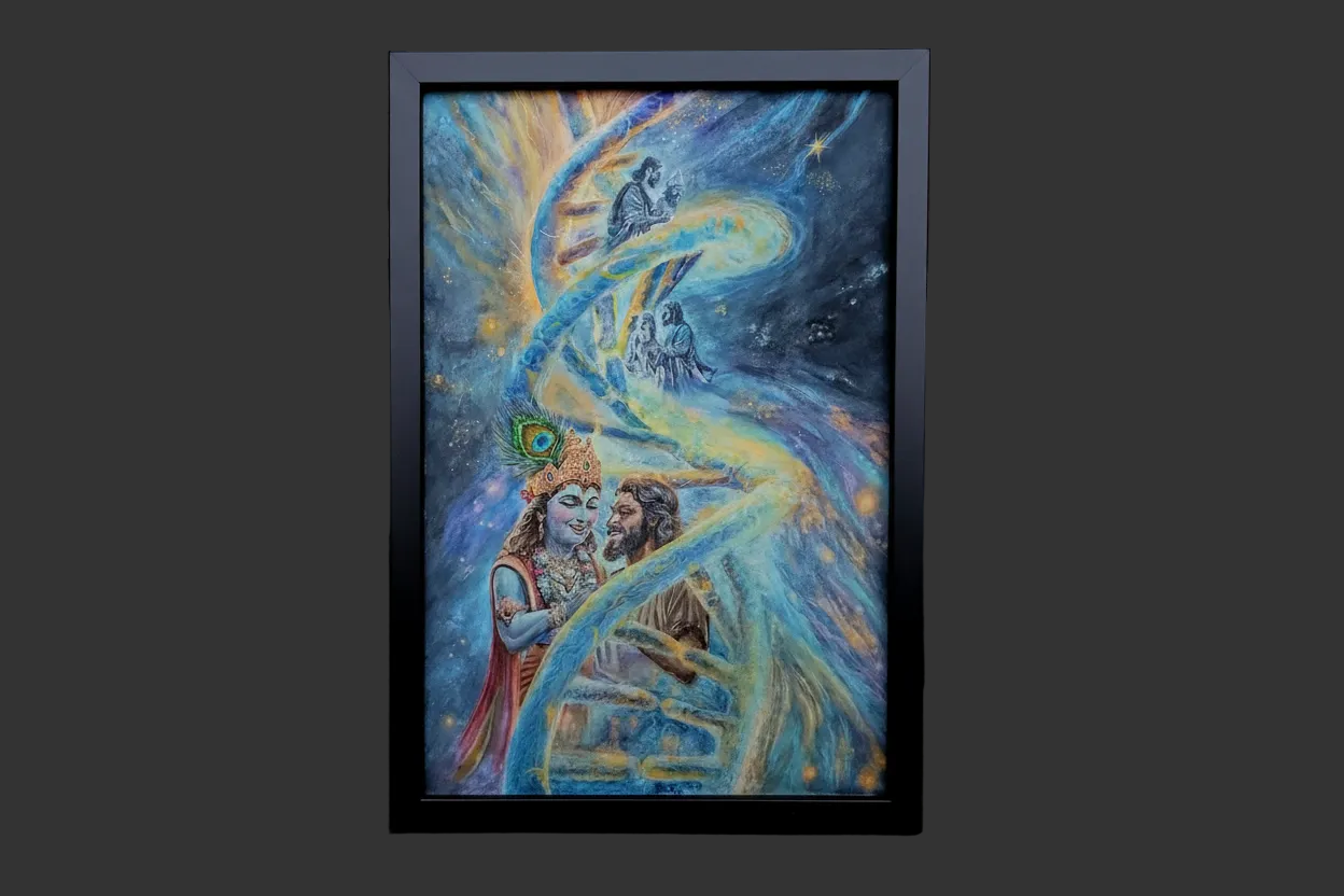 A4 Original Watercolour Painting | Indelible Bond| Krishna & Sudama
