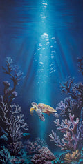 Carla Arcana | Underwater Scenery | Original Oil on Canvas 1.5m x 0.7m